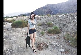 Teen bitch gets a gentleman's cock in her elastic ass and enjoys